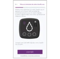 Connectivité chauffe-eau connexion