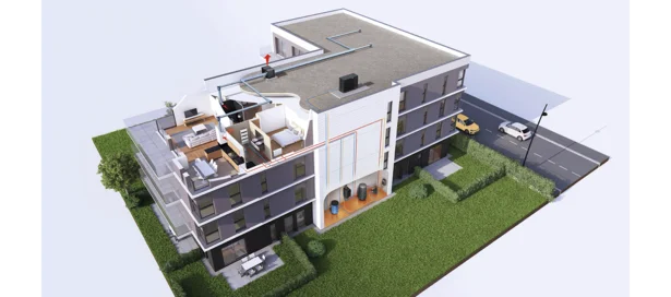 Solution PAC hybride pour logement collectif